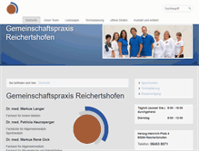 Tablet Screenshot of gemeinschaftspraxis-reichertshofen.de